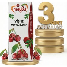 Meysu Nektar Vişne 3X200 ml