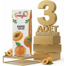Meysu Nektar Kayısı 3X200 ml
