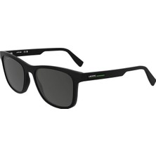 Lacoste L 6054S 002 55 Unisex Dikdörtgen Siyah Kemik Güneş Gözlüğü