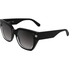 Calvin Klein Jeans Ckj 25620S 001 52 Kadın Kelebek Siyah Degrade Kemik Güneş Gözlüğü