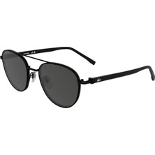 Lacoste L 271S 002 54 Unisex Oval Siyah Metal Güneş Gözlüğü