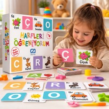 Nunu Eğitici Harf Kartları – Harfleri Öğreniyorum | Alfabe Öğrenme Oyunu | 3+ Yaş Okul Öncesi Eğitici Set