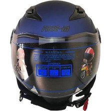 Free-M Çocuk Kaskı Matt Mavi FR215-MATT Mavi M Beden