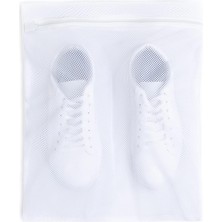 Misda Store Home Textile Beyaz Renk Ayakkabı Yıkama Filesi 35 x 40 cm