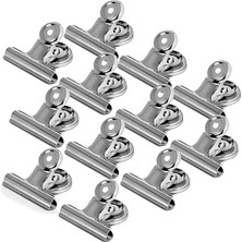 Misda Store 12 Adet Mıknatıslı Mandallı Buzdolabı Magnet Fotoğraf Kağıt Evrak Tutucu