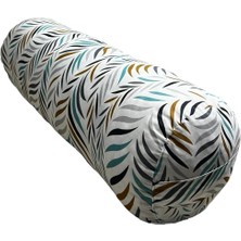 Misda Store Desen Pamuk Poly Kumaş Bolster Minderi, Silindir Yoga Minderi