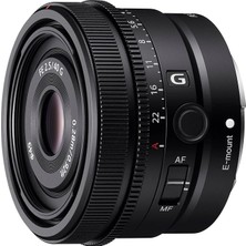 Misda Store SEL40F25G | Tam Format Fe 40 mm F 2.5 G - Premium G Serisi Objektif, Sabit Odak Uzaklığına Sahip