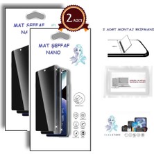 Google Pixel 9 Pro Nano Ekran Koruyucu 2 Adet Ultra Ince Esnek Mat Hayalet