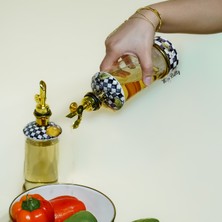 Miss Betty Linda 2'li Cam Porselen Yağdanlık