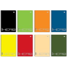 Misda Store Spiralli Okul Defteri 8’li Set – 4 Çizgili + 4 Kareli – 72 Yaprak (144 Sayfa)