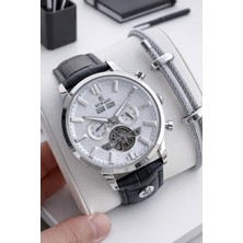 Reward Italyan Bileklik Hediyeli Deri Kordon Otomatik Mekanizma 5 Atm Erkek Kol Saati W.147667.3