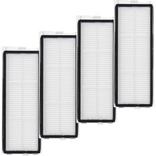 Misda Store Qrevo S/qrevo Plus/qrevo Curv/qrevo Pro/qrevo Maxv/qrevo Için 4 Adet Yedek Hepa Filtre, Roborock Filtre, Robot Elektrikli Süpürge Filtre Aksesuar Seti, Roborock Için Yedek Parçalar