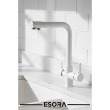 Esora Beyaz Krom Arıtmalı Eviye Bataryası