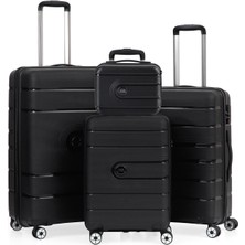 Ççs 5247 Polipropilen Kırılmaz 4 Lü Valiz Seti