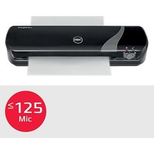Leaf Shop Inspire+ A4 Evde Kullanım Laminatör, A4 Torbalar ve Daha Küçük, 1 Yıl Garanti, Siyah, 440207