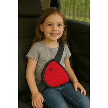 Misda Store Emniyet Kemeri Düzenleyici Araç Içi Güvenlik ve Konfor Aksesuarı (Kırmızı)
