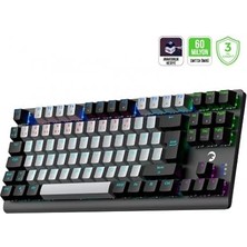 Leaf Shop Power Eva 3 60M Mekanik Blue Switch Türkçe Q 88 Tuş USB Gaming Klavye - 3 Yıl Garantili