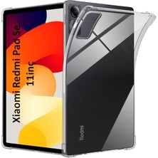 Leaf Shop Redmi Pad Se 11INÇ ile Uyumlu Kılıf Darbelere Dayanıklı Şeffaf Kapak Renksiz