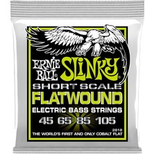 Leaf Shop Ball Normal Slinky Flatwound Kısa Ölçekli Elektrik Bas Telleri 45-105 Kalibre (P02818)