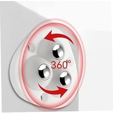 Leaf Shop Home 4 Adet Mini Mobilya Tekeri,aırfrey Için Teker,çok Amaçlı Eşya Tekeri,yapışkanlı Çok Amaçlı Teker (Büyük, 4)