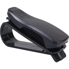 Leaf Shop Araç Gözlük Tutucu Klips - Güneşlik Üzerine Takılabilir Askı, Sağlam Klips, Tek Elle Kolay Kullanım | Otomobil, Suv, Kamyon Için Gözlük Saklama Aparatı