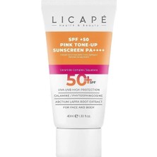 Leaf Shop Yüksek Korumalı Pink Güneş Kremi – Spf 50 Renk Tonu Eşitleyici ve Aydınlatıcı Yüz Güneş Kremi – Suya Dayanıklı, Nemlendirici ve Cilt Bariyerini Destekleyici – 40 ml