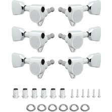 Leaf Shop Cb-40 Akustik Gitar Için Kaliteli Profesyonel Burgu Takımı Silver 1 Set