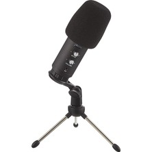 Leaf Shop Rm-10 LED Işıklı Gaming Echo/ses Ayar/mute Butonlu Kulaklık Girişli USB Girişli Mikrofon