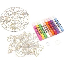 Leaf Shop GD10P10MK Cam Boyama Seti 10 Renk 8 Vitray, 6 Renk