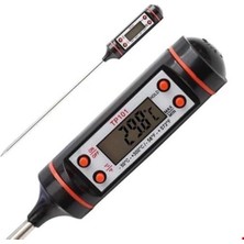 Leaf Shop Termometresi Dijital Et ve Sıvı Termometresi Yemek Yoğurt Mayalama Pişme Seviyesi Ölçme Mutfak Tartısı Anında Okuma