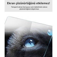 Leaf Shop Samsung Galaxy Tab S6 Lite P610 P615 Uyumlu Temperli Ekran Koruyucu Kırılmaz Cam Glass 10.4 Inç