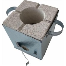 Leaf Shop Küçük Boy Ecevit Ocağı, Dumansız Mangal, Maltız, Közde Çay, Taş Ocak, Kamp Ocağı