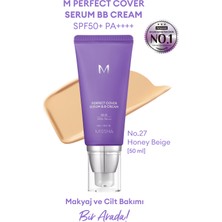 MISSHA Yaşlanma Karşıtı, Aydınlatıcı Mıssha M Perfect Cover Serum Bb Cream SPF50+/PA++++ 50 ml No:27