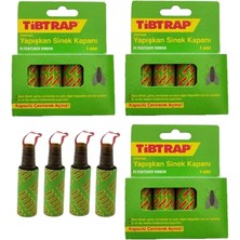 Leaf Shop Yapışkan Karasinek Tuzağı Sinek Bandı 4'lü Set (3 Kutu)