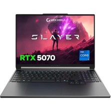 Leaf Shop Garaj Slayer X7T-5070 C3 Intel Core I7 14650HX 32GB Ram 2tb SSD RTX5070 16" Qhd+ 180Hz IPS Freedos Oyuncu Laptop