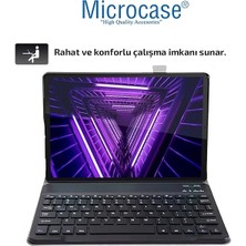 Leaf Shop Lenovo Tab M10 TB-X306F 10.1 Tablet Bluetooth Klavyeli Standlı Kılıf - Bkk1