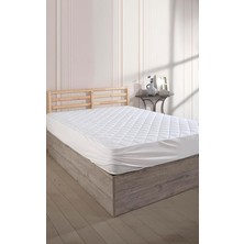 Leaf Shop Yatak Koruyucu Alez-Çarşaf - Tek-Çift Kişilik %100 Pamuk - Kapitoneli Fitted (Yatağı Saran) Çarşaf (90X190)