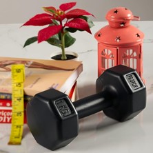 Leaf Shop Spor Dambıl Seti, 2 Adet x 1 Kg, Siyah, Dayanıklı Tasarım