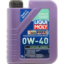 Leaf Shop Moly Sentetik Yağ Energy 0W-40 1 Litre Otomotiv Bakım Ürünü