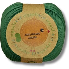 Leaf Shop Organik Pamuk Amigurumi Punch 50 gr El Örgü Ipi Yeşil