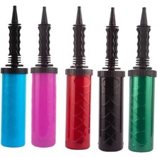 Leaf Shop Balon Pompası | 2 Yönlü Çift Etkili Manuel Balon Şişirme Pompası | Dayanıklı Abs Malzeme | Parti, Balon, Spor Topları Için Hava Pompası (1 Adet)