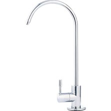 Leaf Shop Krom Kaliteli Arıtma Musluğu - Tezgahüstü Su Arıtma Cihazı Musluğu Bataryası - 360 Derece Döner Başlık Lüks Içme Suyu Musluğu