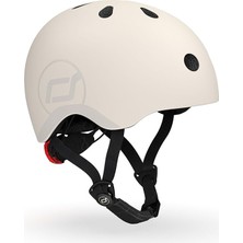 Leaf Shop And Ride Ayarlanabilir Askılı Bebek Kaskı, Mat Kaplama, S ve M Bedenler, LED Güvenlik Işığı ve Ek Koruma Için Yumuşak Polar Dolgu Dahil