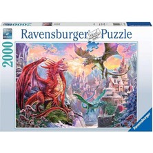 Leaf Shop 167173 Ejderhalar Yetişkin Puzzle, 2000 Parça