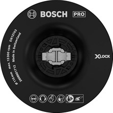 Leaf Shop Professional Bosch Accessories Destek Plakası Orta Sertlikte (X-Lock, Ø115 Mm)