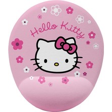 Leaf Shop Fikirler Hello Kitty Desenli Bilek Destekli Mouse Pad
