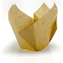 Leaf Shop Klasik Lale Kapsül Kraft Muffin Kek Kalıbı, Tulip, Safari Konsept, Cupcake Kağıdı Doğum Günü Parti Dekorasyonu Için