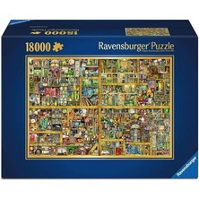 Leaf Shop Puzzle, Bookcase, 18000 Parça