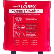 Leaf Shop LR-FB1512C 150X120 cm Çantalı Yangın Söndürme Battaniyesi