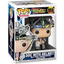 Misda Store 46914 Pop Figür - Movie: Bttf- Doc W/helmet, Multicolor